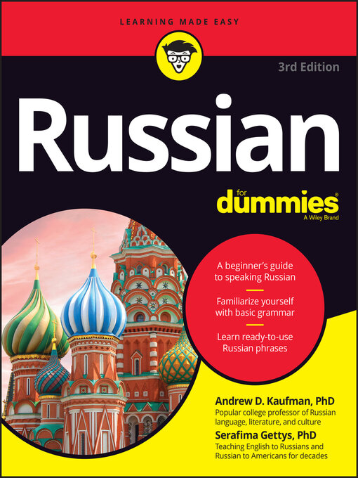 Title details for Russian For Dummies by Andrew D. Kaufman - Wait list